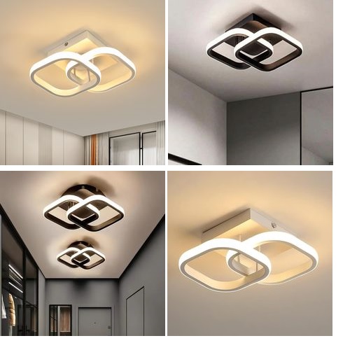 Mẫu đèn ốp trần phong cách hiện đại Model G, H